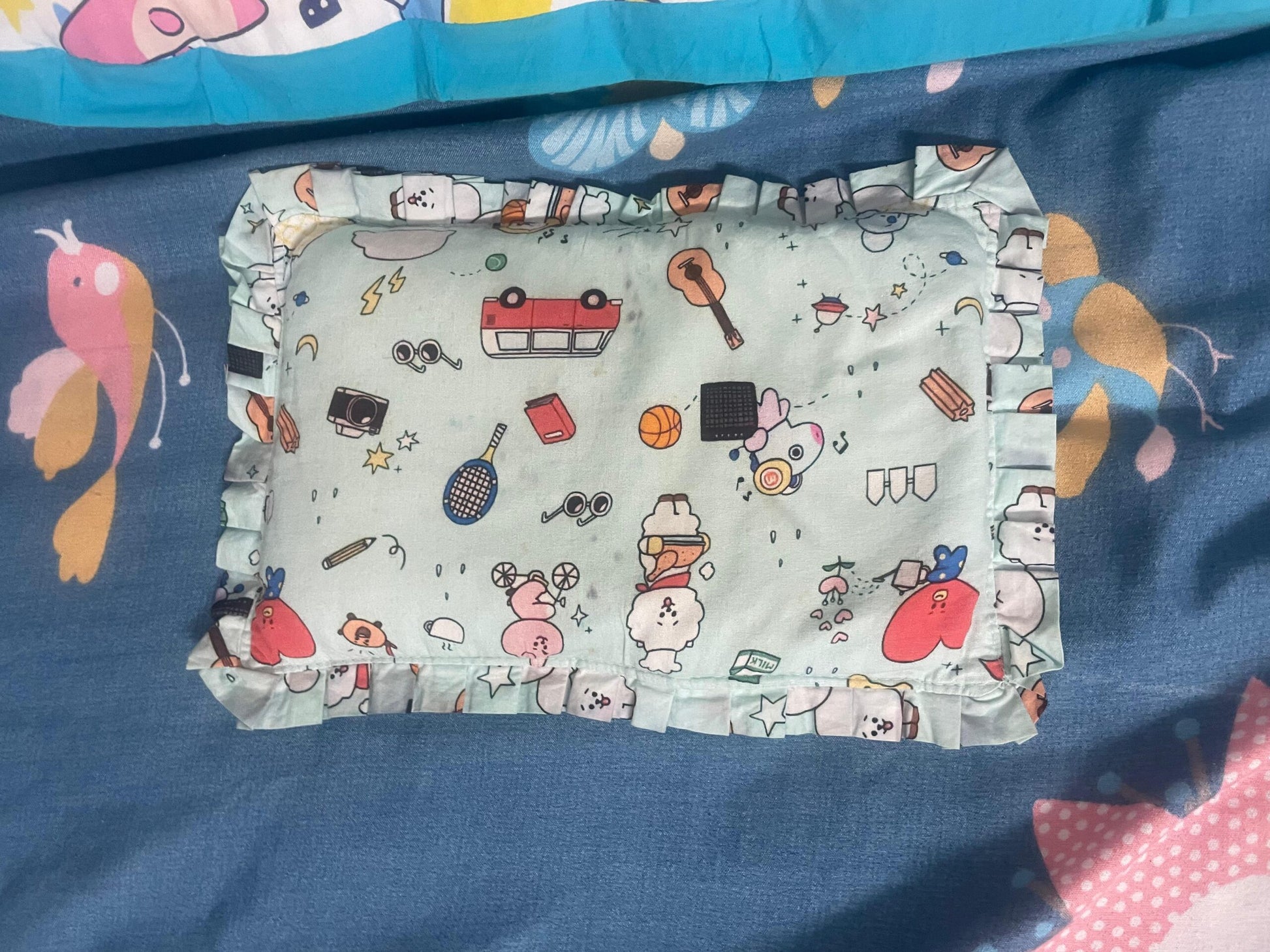 LuvLap Mustard Pillow | Soft & Supportive Baby Head Shaping Pillow