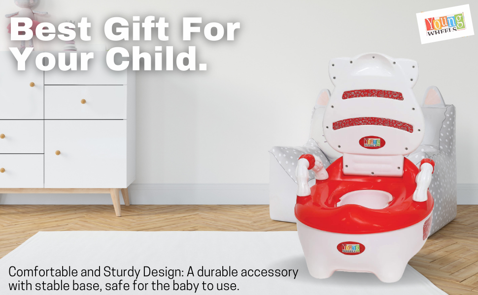 Youngwheel Pee Pee Potty Pot Trainer P200 | 2-in-1 Baby Chair & Potty Trainer