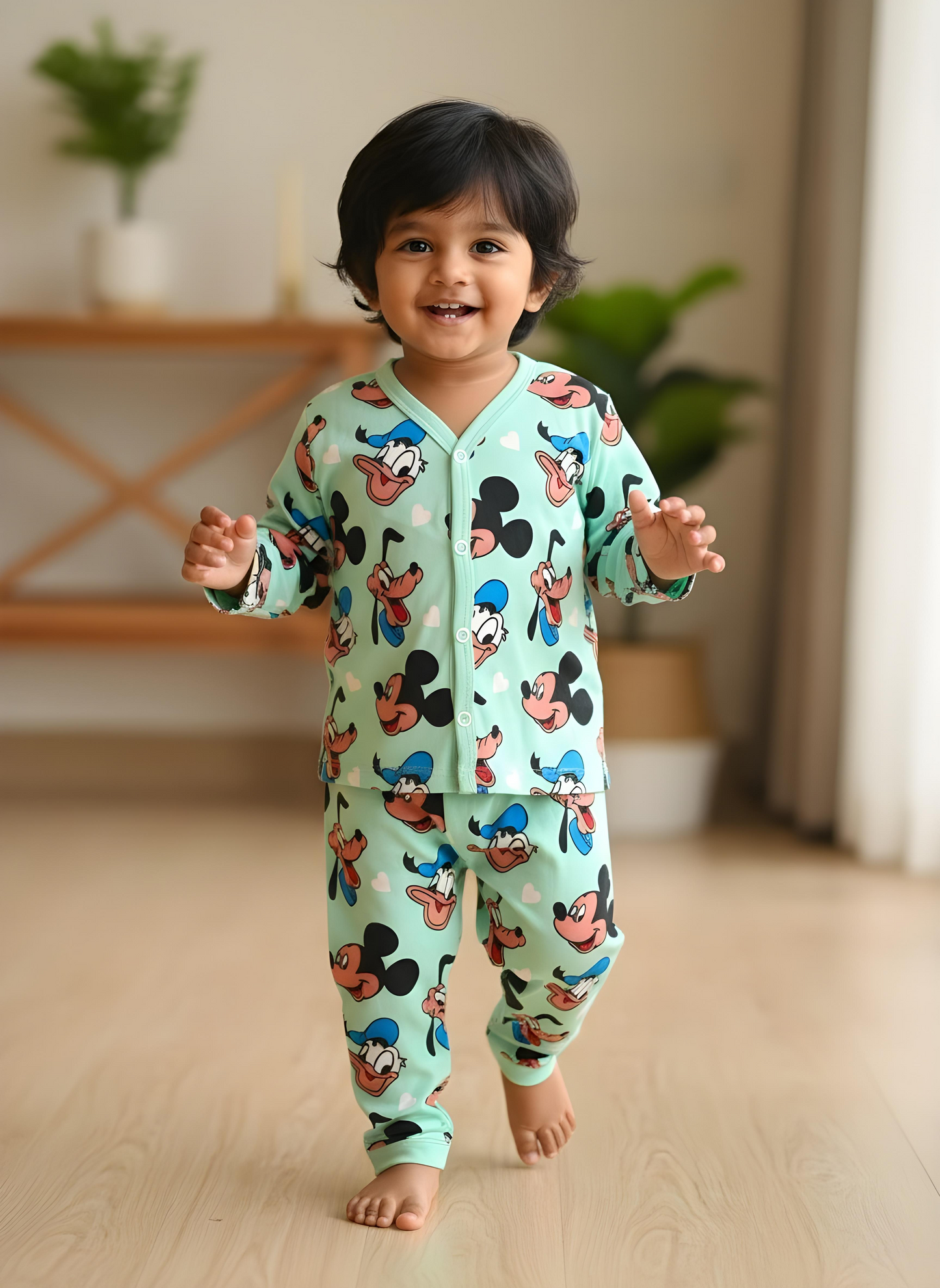 GenBeta Kids Full Sleeve Jabla | 100% Pure Soft Combed Cotton, Bio-Washed Premium Interlock