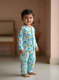 GenBeta Kids Full Sleeve Jabla | 100% Pure Soft Combed Cotton, Bio-Washed Premium Interlock