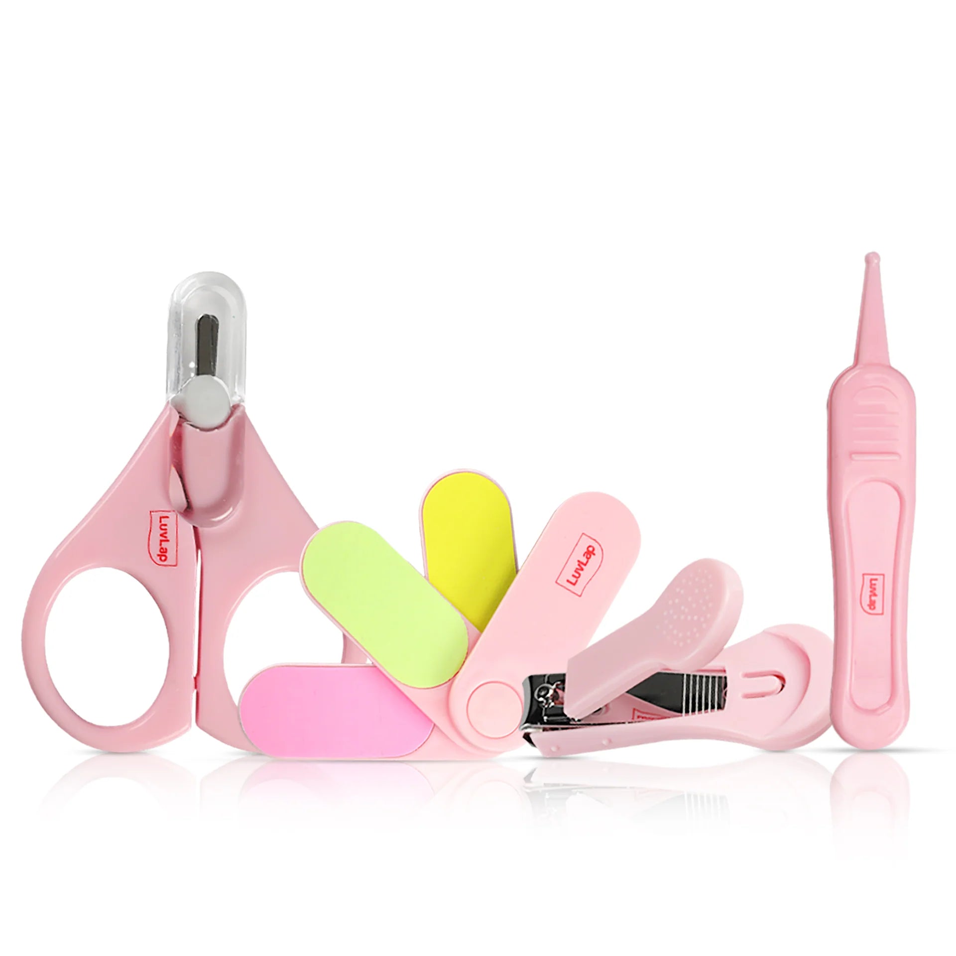 LuvLap Baby 4-Piece Grooming Set | Safe & Essential Baby Care Kit