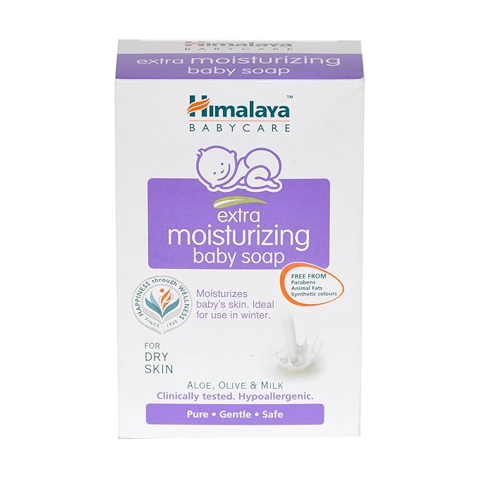 Himalaya Herbals Extra Moisturizing Baby Soap, 75g