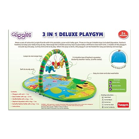 3 In 1 Deluxe Play Gym