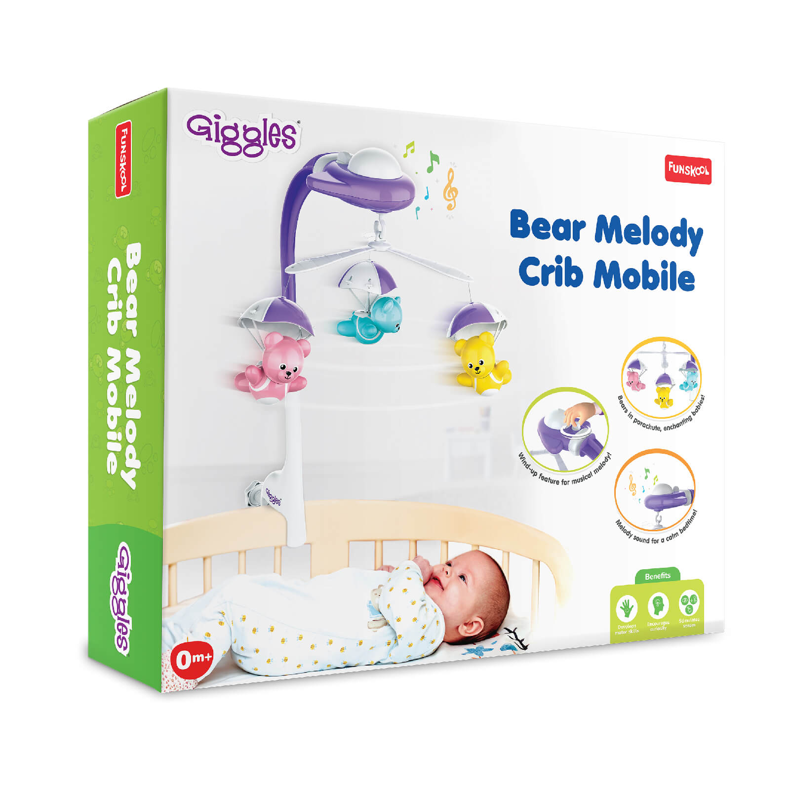 BEAR MELODY CRIB MOBILE