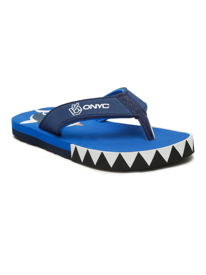 Premium Shark Flip-flops With Adjustable BackSupport - Blue (Unisex)