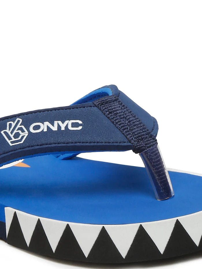 Premium Shark Flip-flops With Adjustable BackSupport - Blue (Unisex)