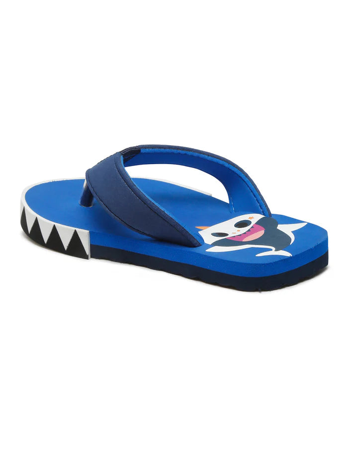 Premium Shark Flip-flops With Adjustable BackSupport - Blue (Unisex)