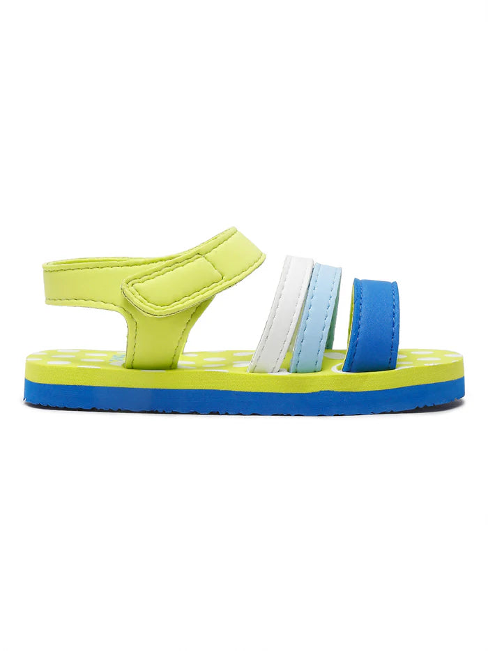 Premium Butterscotch Kids Sandals for Girls (Lime Green)