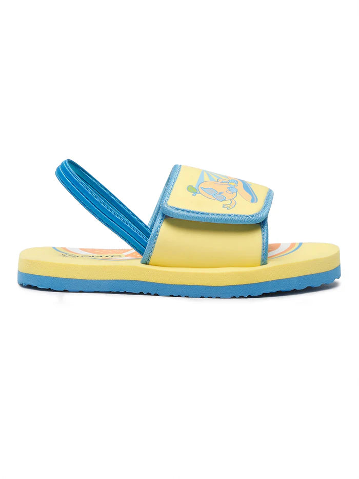 Surfing Yellow Sliders for Kids (Unisex)