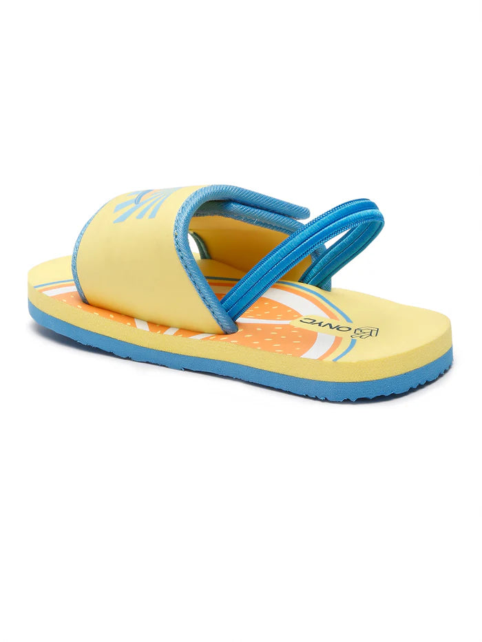 Surfing Yellow Sliders for Kids (Unisex)