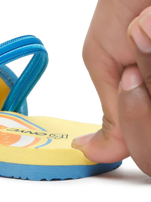 Surfing Yellow Sliders for Kids (Unisex)