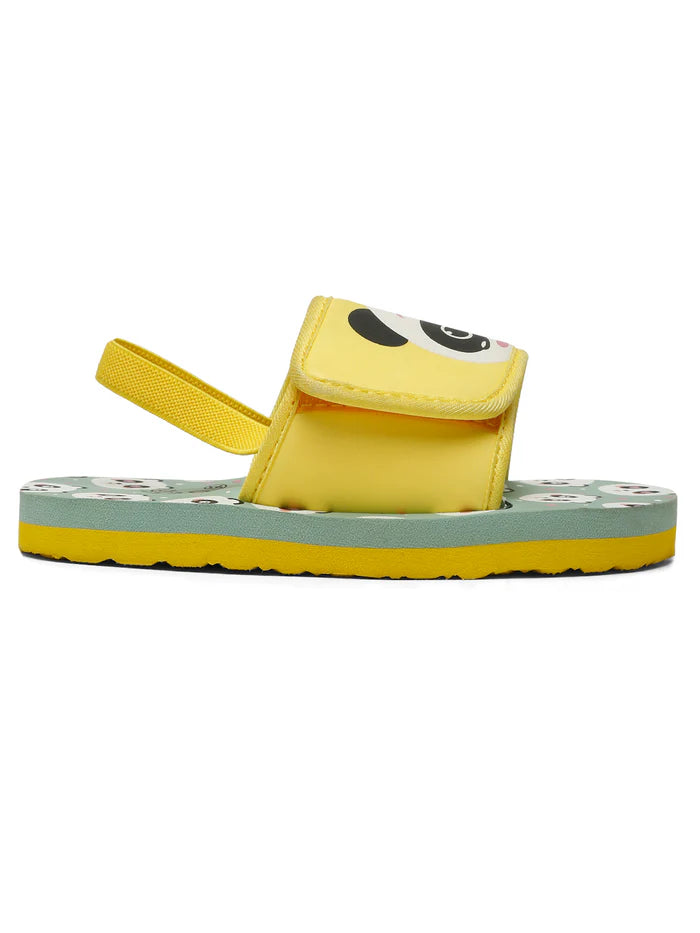 Panda Sliders/Flipflops With Adjustable Strap & Back Support (Girls)