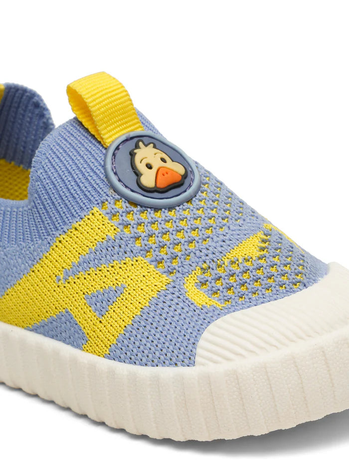 Ducky Toddlers' First Step Shoes - Sky Blue & Yellow (Unisex)