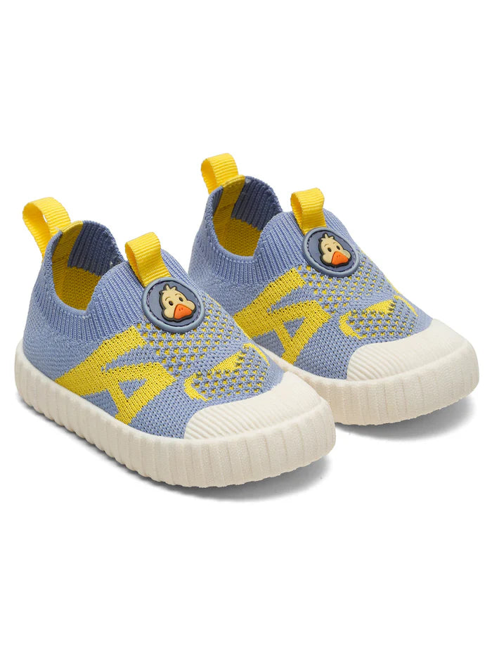 Ducky Toddlers' First Step Shoes - Sky Blue & Yellow (Unisex)