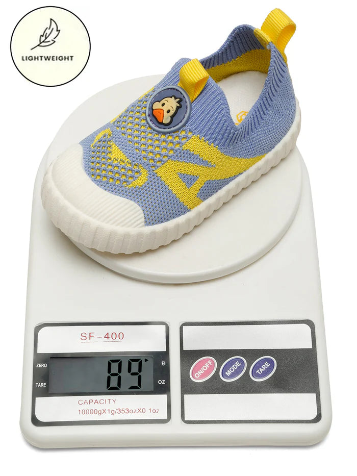 Ducky Toddlers' First Step Shoes - Sky Blue & Yellow (Unisex)