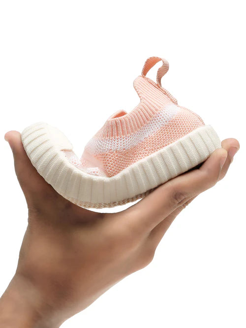 Sky Toddlers' First Step Breathable Shoes - Peach (Unisex)