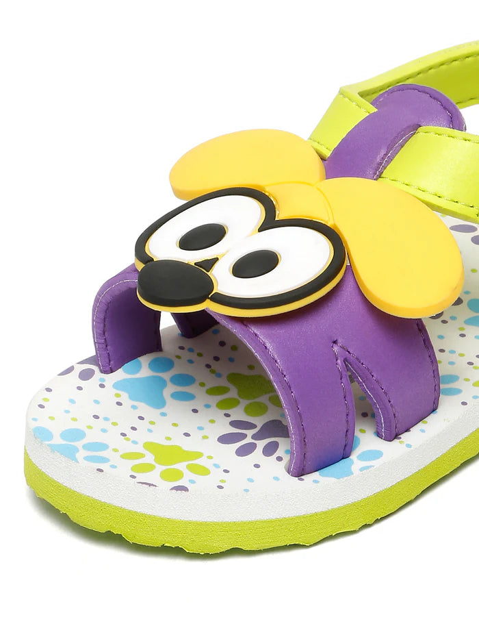 Premium Puppy Artistic Sandals - Lime Green (Unisex)