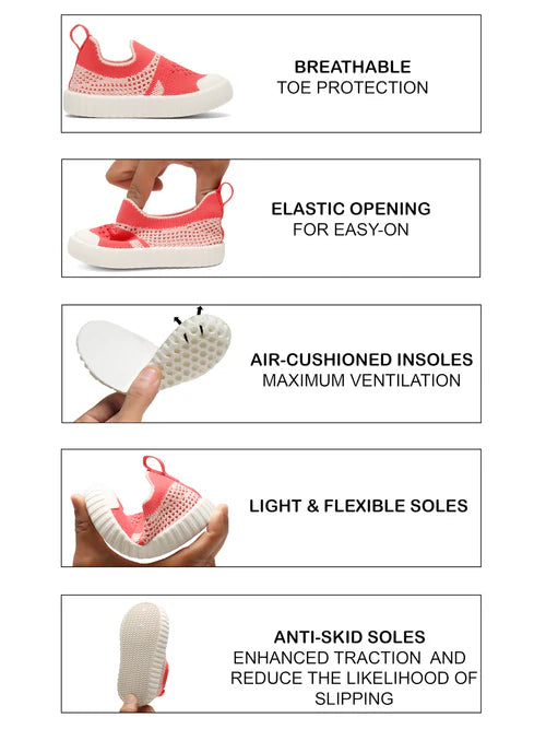 Peppy Toddlers' First Step Shoes - Pink (Girls)