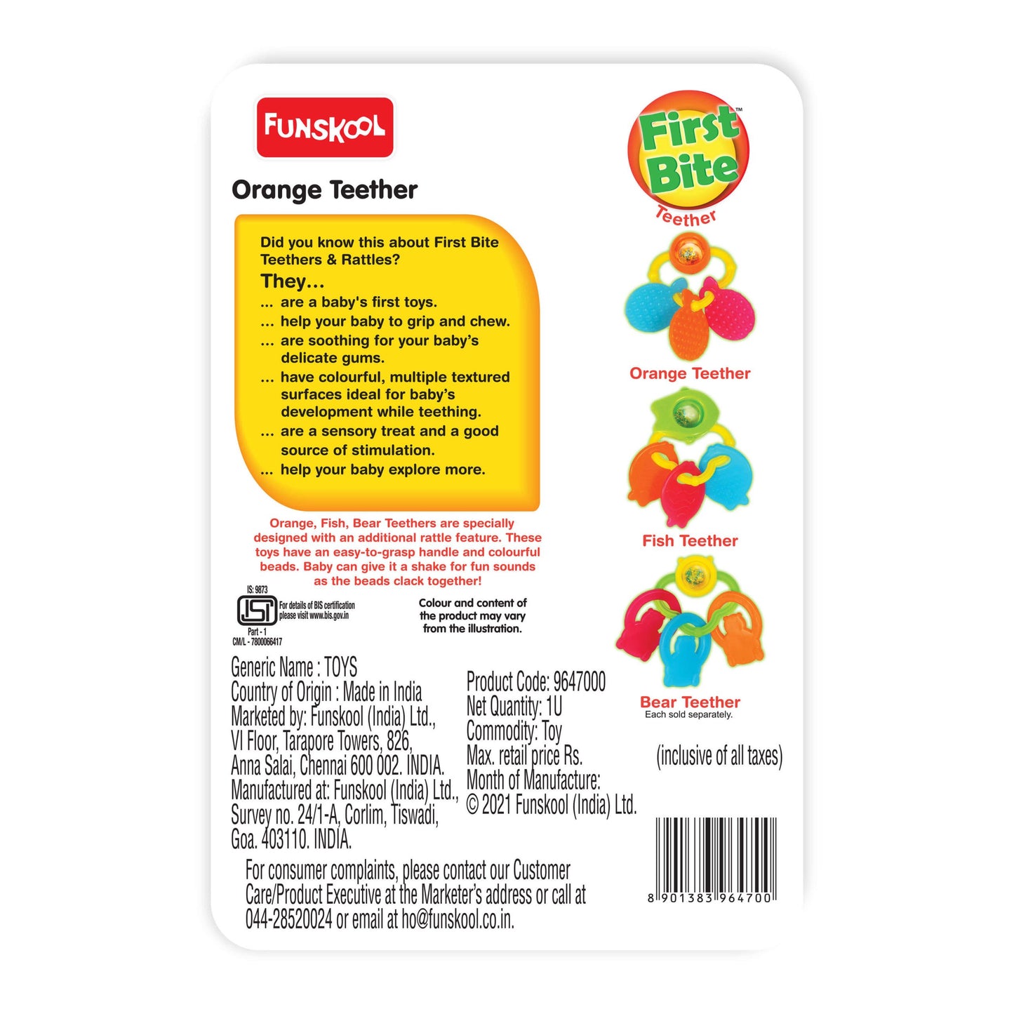 Orange Teether