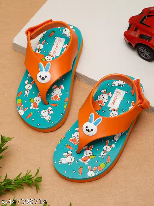 Kids Premium Bunny Jellies Thong Flip-Flops