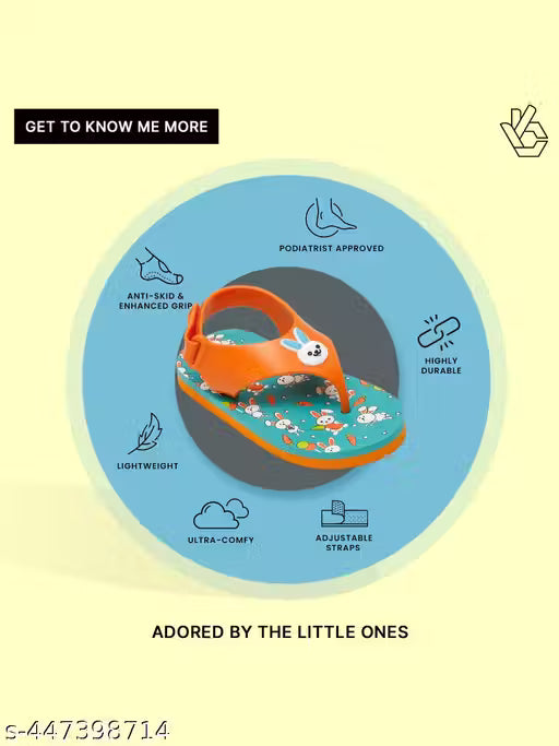 Kids Premium Bunny Jellies Thong Flip-Flops